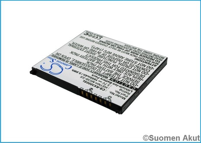 PDA akku HP IPAQ RX3300 3.7v 1400mAh - HTC ja PDA -akut - 4894128021858 - 1