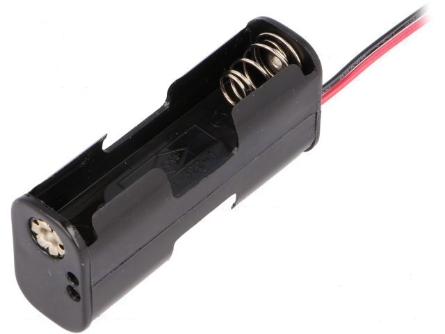 Paristotelineet 2 x AA Johdoilla - Paristokotelot - 888018 - 1