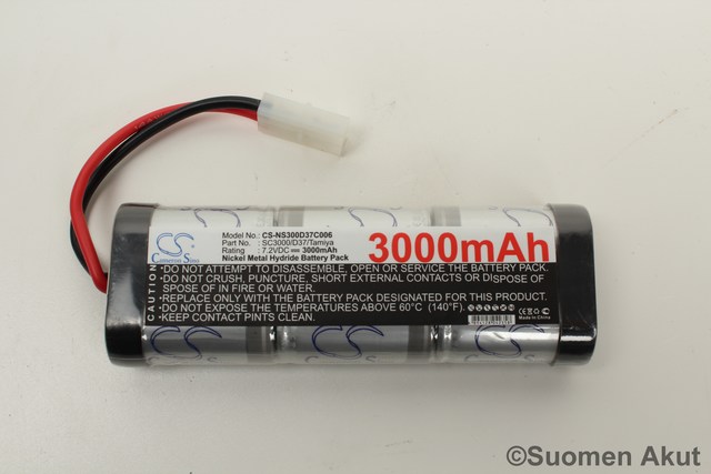 RC-akku CS Sub-c 7.2v 3000mAh Nimh - Rc-akut - 4894128042358 - 1