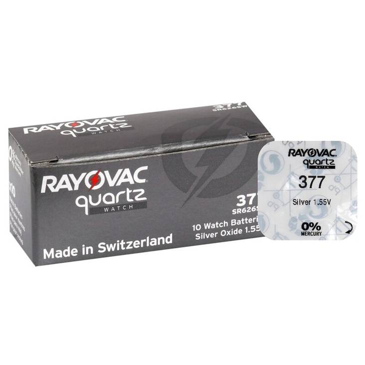 Rayovac Kellonparisto 377/626SW 1.55V - Rayovac kellonparistot - 214578 - 1