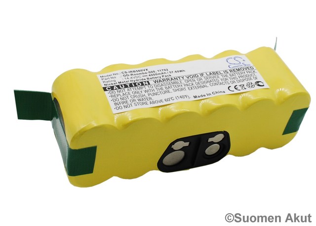 Roomba-500 akku 14.4v 4Ah Ni-mh CS - Robotti- ja varsi-imurin akut - 4894128095958 - 1