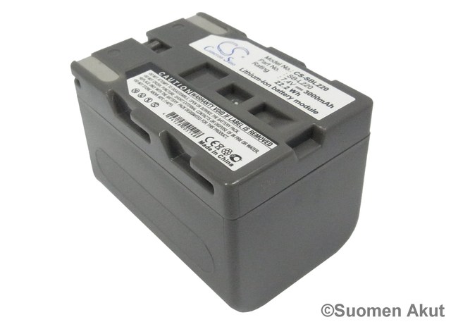 Samsung 7.4v 3000mAh SB-L220 Li-ion CS - Samsung kameranakut - 4894128005148 - 1