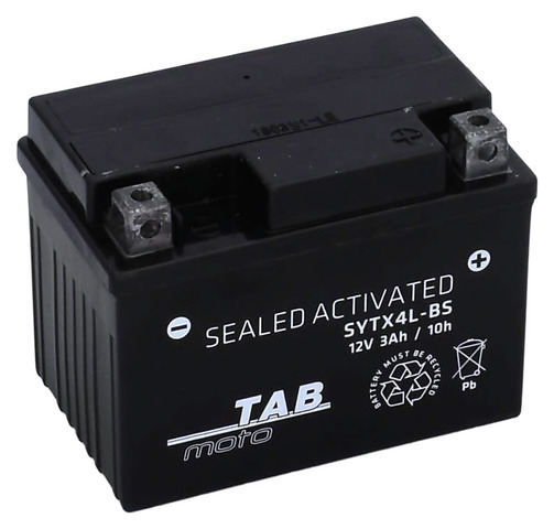 TAB Mp-Akku YTX4L-BS/SYTX4L-BS 12V 3Ah 50A - AGM MP- ja kelkan akut - 8435336102258 - 1