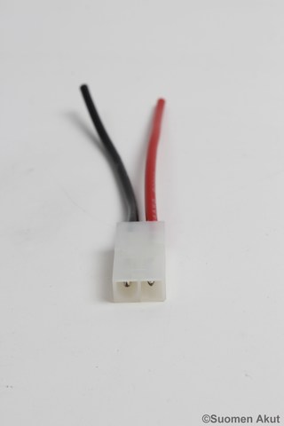 Tamiya liitin naaras 10cm johdolla 14AWG - Virransyöttöliittimet - 3018 - 1