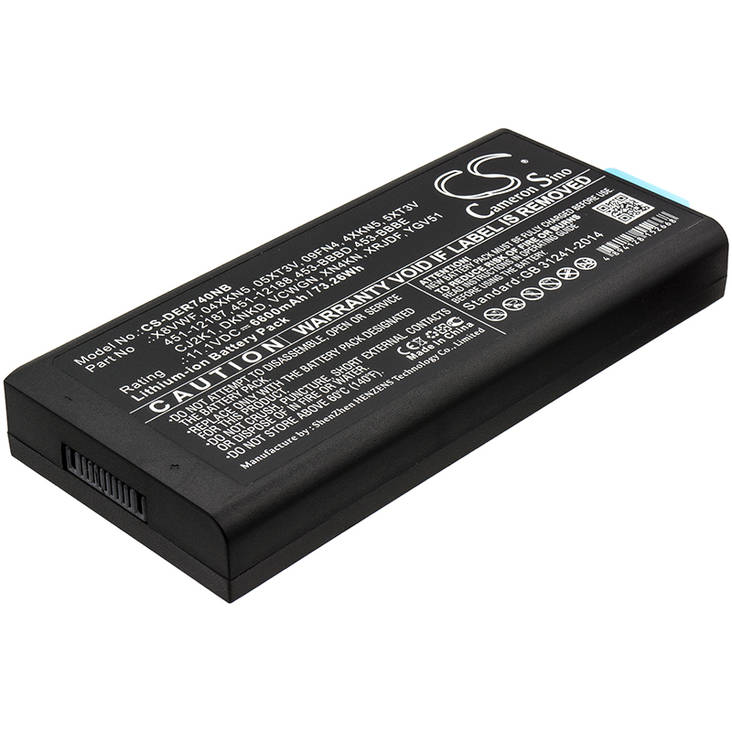 Tietokoneen Akku Dell 11.1V 6600mAh(458) - Dell kannettavan akut - 4894128152668 - 1