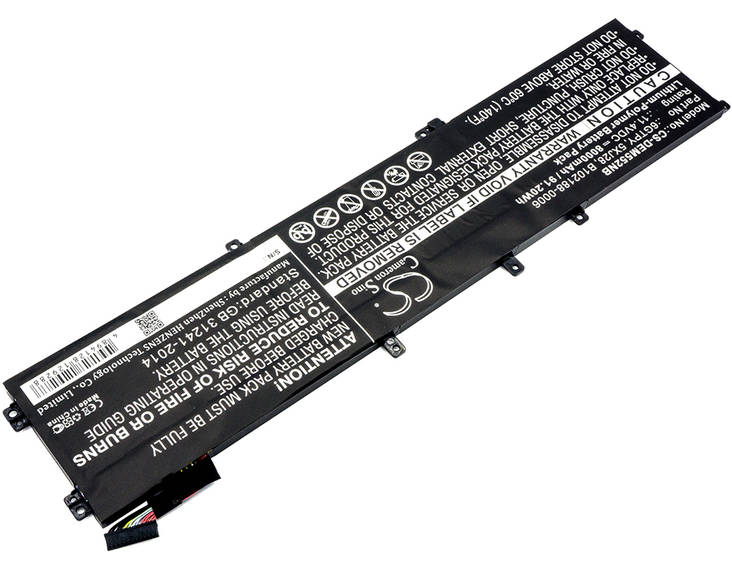 Tietokoneen Akku Dell 11.4V 8000mAh(324) - Dell kannettavan akut - 4894128129288 - 1