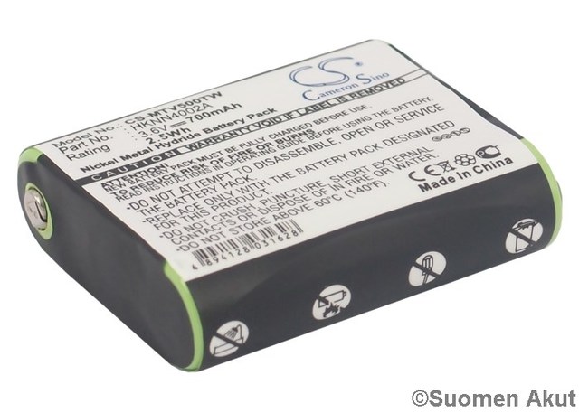 VHF akku Motorola 3.6V 700mAh nimh - Motorola VHF-akut - 4894128031628 - 1