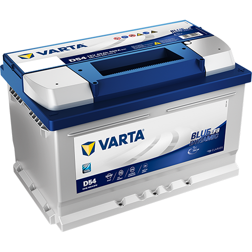 Varta Blue Dynamic EFB D54 12V 65Ah 650A - Varta käynnistysakut - 4016987144558 - 1