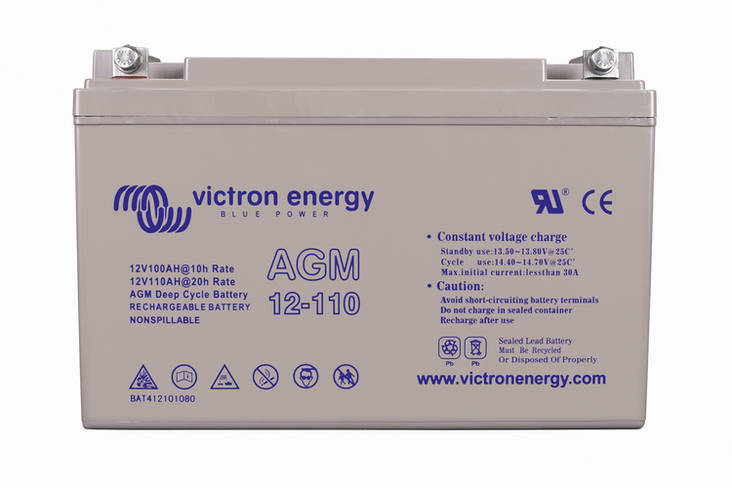 Victron Deep cycle Agm-Akku 12v 110Ah - AGM ajovoima- ja teollisuusakut - 8719076036968 - 1