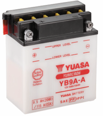 Yuasa Mp-Akku YB9A-A 12V 9Ah 115A - MP- ja kelkan korkilliset vakioakut - 5050694007378 - 1
