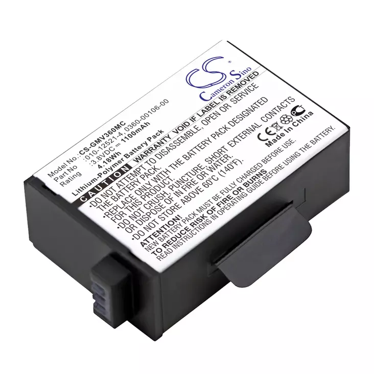 Garmin akku 3.8V 1100mAh 010-12521-40CS - Muiden merkkien kameranakut - 4894128130338 - 1