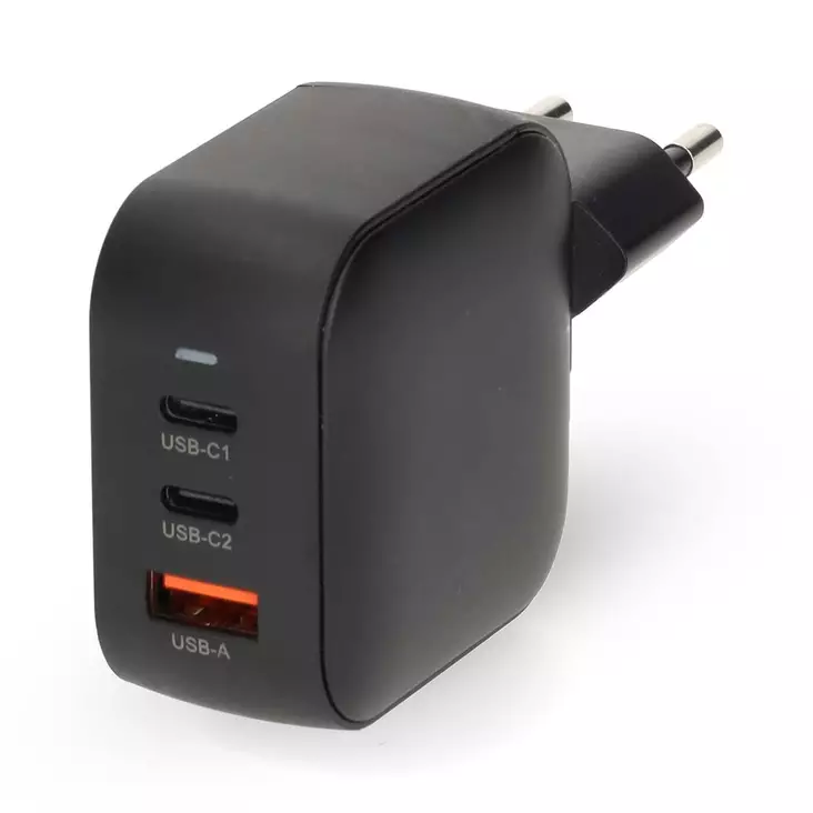 Nedis verkkolaturi 1xUSB-A/USB-Cx2portti - Mobiililaitelaturit - 5412810470228 - 1