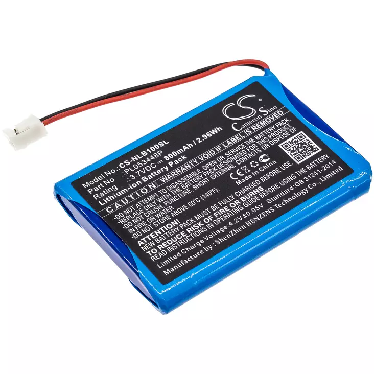 Nolan B5 akku 3.7V 800mAh CS - Langattomien kuulokkeiden akut - 4894128167198 - 1