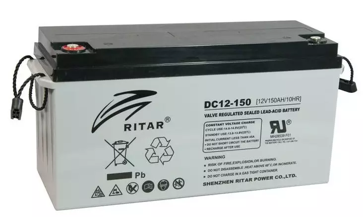 Ritar Agm-Akku DC12-150-F12 12v 150Ah - AGM ajovoima- ja teollisuusakut - 8899671018 - 1