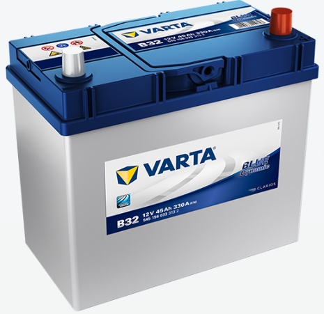 Varta Blue Dynamic B32 12V 45Ah 330A En - Varta käynnistysakut - 4016987119648 - 1