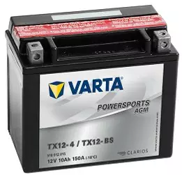 Varta Mp-Akku TX12-BS 12V 10Ah 150A(En) - AGM MP- ja kelkan akut - 4016987127438 - 1