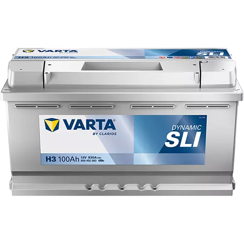 Varta Silver H3 12V 100Ah 830A - Varta käynnistysakut - 4016987119808 - 1