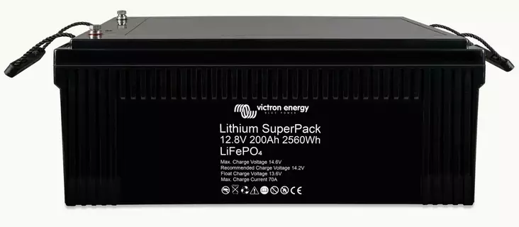Victron SuperPack akku 12,8V/200Ah - Li-ion ajovoima- ja teollisuusakut - 8719076047568 - 1