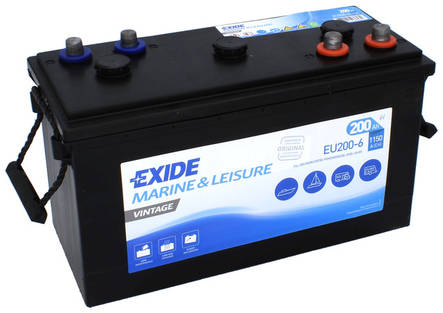 Exide EU200-6 akku 6V 200AH - Exide käynnistysakut - 3661024036139 - 1