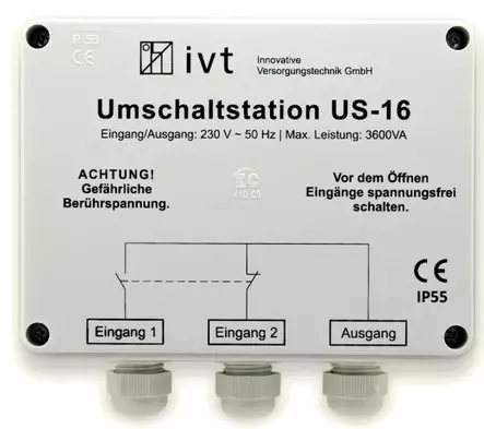 IVT Umschaltstation US-16 kytkinasema - Hallinta ja ohjelmointi - 4030072400039 - 1