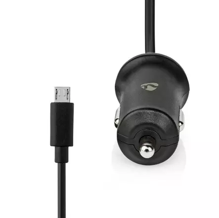 Nedis Autolaturi Micro-usb päällä 2,4A - Autopistokelaturit mobiililaitteisiin - 5412810267439 - 2