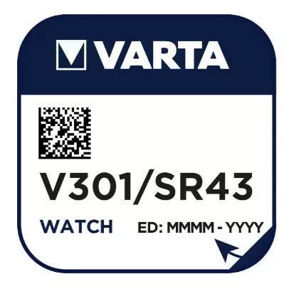 Varta Kellonparisto V301/SR43/SR1142 - Varta kellonparistot - 4008496245369 - 2