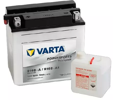 Varta Mp-Akku B16B-A1 12V 16Ah 200A - MP- ja kelkan korkilliset vakioakut - 4016987140529 - 1