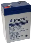 Ultracell UL4.5-6 Agm-akku 6V 4,5Ah - AGM ajovoima- ja teollisuusakut - 21199 - 2