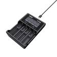 Xtar Laturi VC4SL - NiCd-,NiMH-,Li-ion-, LiPo-laturit - 6952918344339 - 5
