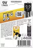 Energizer alkaliparisto 9V 1kpl Blis - 9V alkaliparistot - 7638900297409 - 2