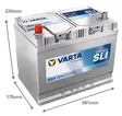 Varta Blue E24 12V 70Ah 630A - Varta käynnistysakut - 4016987119709 - 2