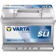 Varta Silver D21 12V 61Ah 600A - Varta käynnistysakut - 5684139 - 1