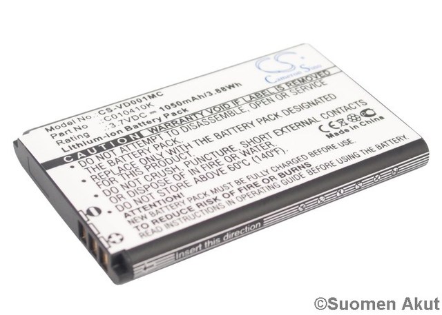 Bluewalker akku 3.7v 1050mah Liion CS - Muiden merkkien kameranakut - 4894128033639 - 1