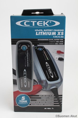 CTEK Lithium XS 12V 5A LifePo4 - Ajoneuvojen akkulaturit - 7350009568999 - 1