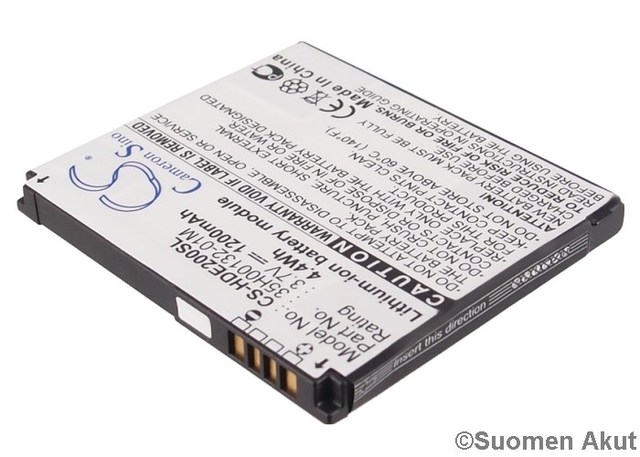 HTC akku Dragon 3.7v 1200mAh Liion - HTC ja PDA -akut - 4894128032489 - 1