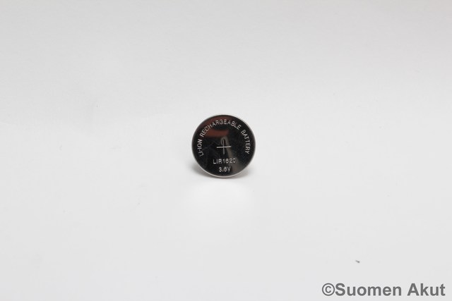 LIR1620 3.6V Ladattava Nappi li-ion 12mA - LIR Nappikennot 3.6v - 99 - 1