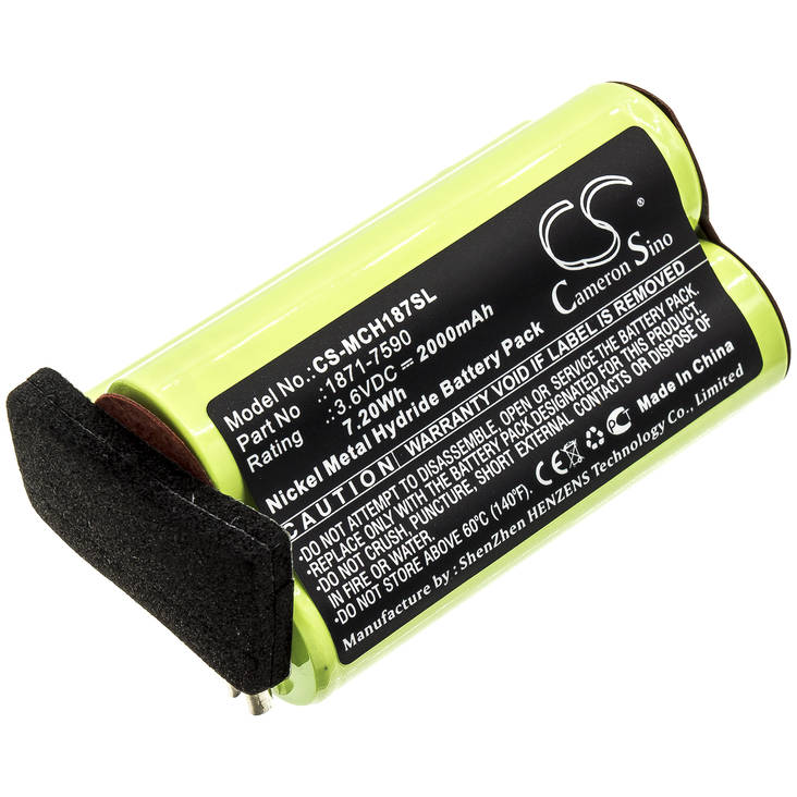 Moser akku 3.6v 2000mah Ni-Mh CS - Hyvinvointi- ja terveysakut - 4894128157359 - 1