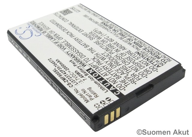 PDA Akku ZTE MF90U 3.7v 2000mAh - HTC ja PDA -akut - 4894128089179 - 1