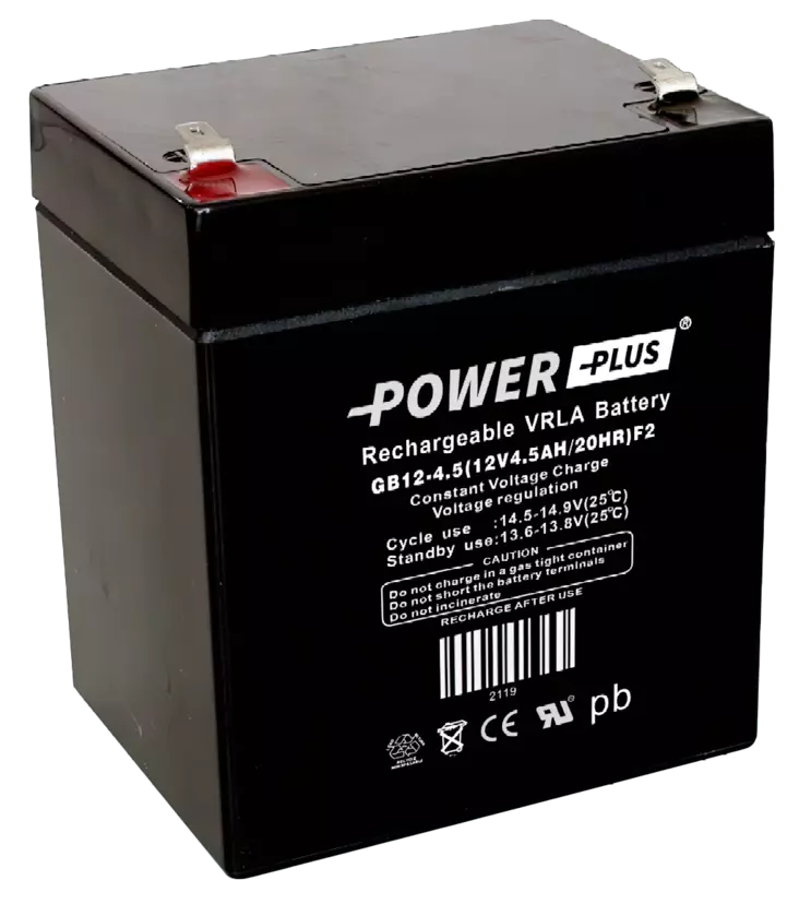 Power Plus Agm-akku 12V 4,5Ah - AGM ajovoima- ja teollisuusakut - 2119 - 3
