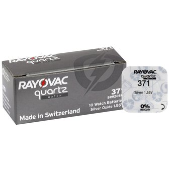 Rayovac Kellonparisto 371/920SW 1.55V - Rayovac kellonparistot - 8710255910239 - 1