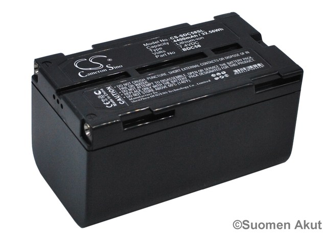Sokkia Tarvikeakku 7,4V 4400mAh Li-ion - Mittalaiteakut - 4894128105459 - 1