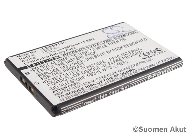 Sony Ericsson BST-41 3.7V 1500mAh Li-Ion - Sony Ericsson kännykän akut - 4894128024439 - 1