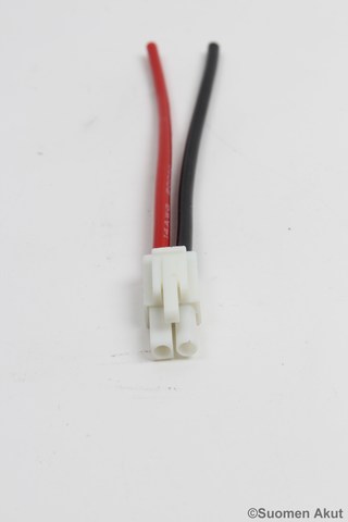 Tamiya Mini liitin uros 10cm johd. 16AWG - Virransyöttöliittimet - 3019 - 1