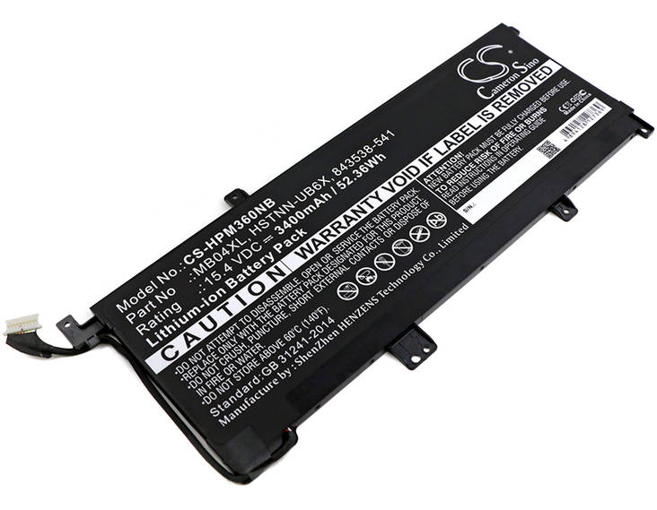 Tietokoneen Akku HP 15.4V 3400mA(483) - Hp kannettavan akut - 4894128127369 - 1