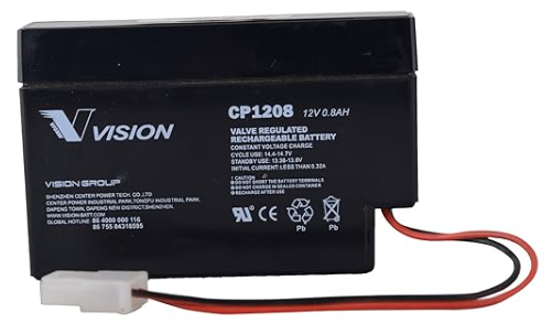 Vision CP1208 Agm-akku 12V 0,8Ah - AGM ajovoima- ja teollisuusakut - 2149199 - 1