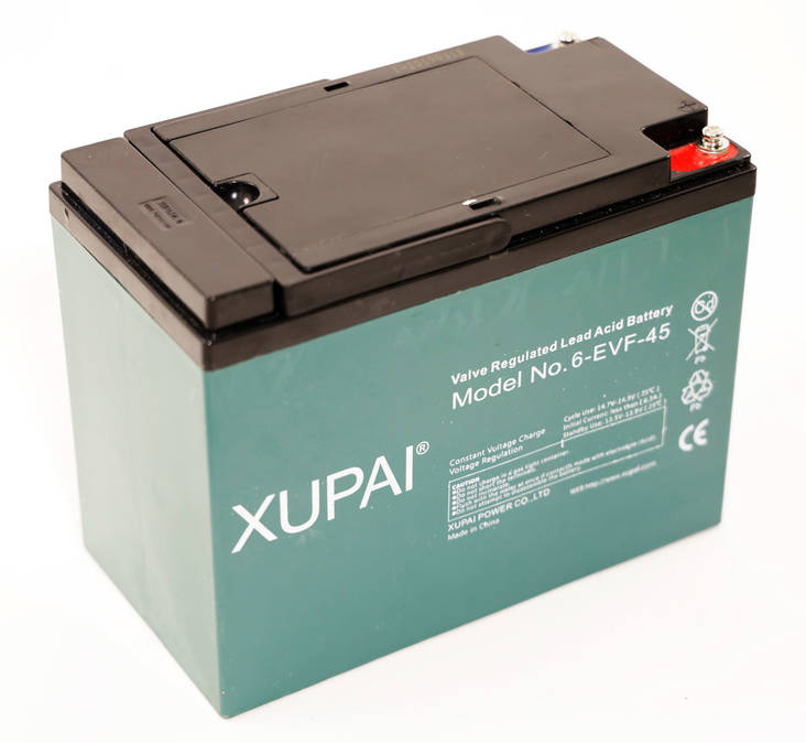 XUPAI Agm-akku 12v 45Ah 6DMF45 - AGM ajovoima- ja teollisuusakut - 2139 - 1