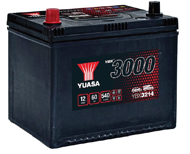 Yuasa KäynnistysakkuYBX3214 12V60Ah 540A - Yuasa käynnistysakut - 5050694037559 - 1