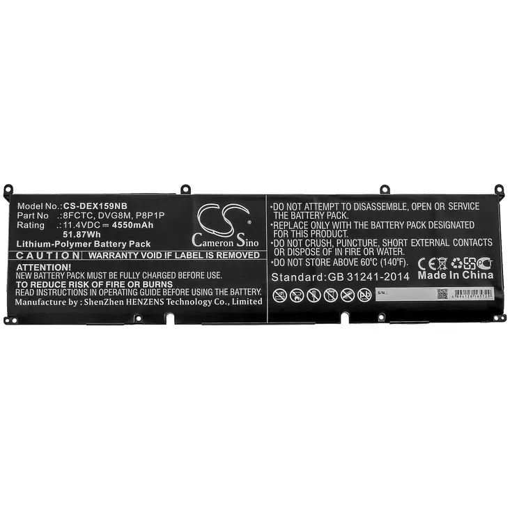 Tietokoneen Akku Dell 11.4V 4550mAh(671) - Dell kannettavan akut - 4894128165729 - 1
