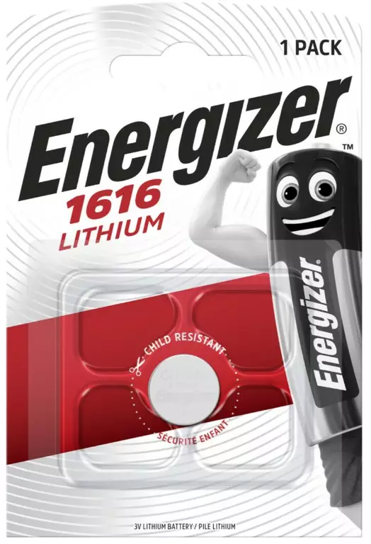 CR1616 3V Lithiumparisto 1kpl Blist - 3V lithiumparistot - 7638900411539 - 1