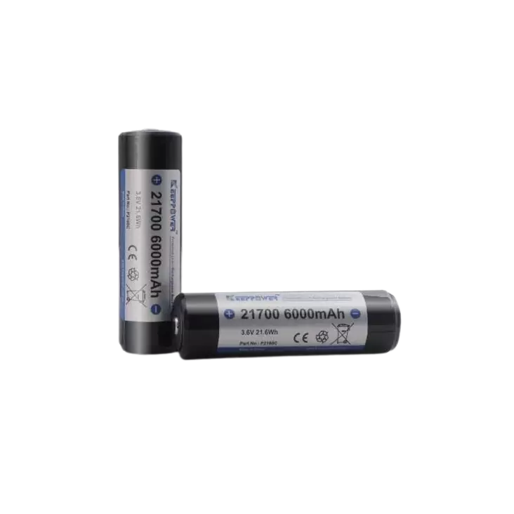 Keeppower P2160C 21700 3.6V6000mAh 2kpl - 18650 Li-ion kennot - 6970906550609 - 2